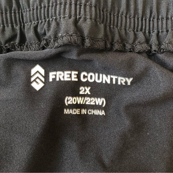 NWT Free Country Women’s Plus Size Swim Board Shorts, Swimsuit bottom black, 2X - Picture 7 of 16